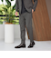 【WEB限定 WARDROBE SMART】LANATEC セットアップ/背抜きジャケット＆イージーパンツ