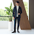 【WEB限定 WARDROBE SMART】LANATEC セットアップ/背抜きジャケット＆イージーパンツ