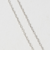 ＜LAPUIS＞Coil Circle ネックレス