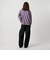 オゾンウォッシュ ベロア バックジップ クルーネック