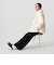 【WEB限定】ボア×フェイクムートン ループボタンジャケット 2WAY