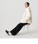 【WEB限定】ボア×フェイクムートン ループボタンジャケット 2WAY