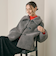【WEB限定】ボア×フェイクムートン ループボタンジャケット 2WAY