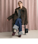 【WEB限定】ボア×フェイクムートン ループボタンジャケット 2WAY
