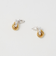 ＜LAPUIS＞Coil Circle ピアス