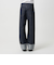 デニム ロールアップ バギー パンツ