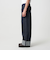 デニム ロールアップ バギー パンツ