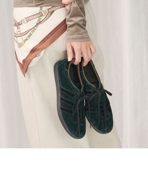 【新品未使用】adidas× アローズ別注 TOBACCO 24.5cmブラック 新品未使用】adidas× アローズ別注 TOBACCO 24.5cmブラック