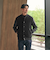 【WEB限定 WARDROBE SMART】ブラックメルトン レザーライク スタジャン