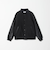 【WEB限定 WARDROBE SMART】ブラックメルトン レザーライク スタジャン