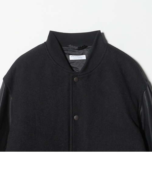 WEB限定 WARDROBE SMART】ブラックメルトン レザーライク