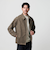 【WEB限定 WARDROBE SMART】スエードライク ジップ ブルゾン