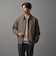 【WEB限定 WARDROBE SMART】スエードライク ジップ ブルゾン