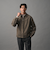 【WEB限定 WARDROBE SMART】スエードライク ジップ ブルゾン
