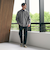 【WEB限定 WARDROBE SMART】ウールライク シャツ