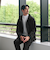 【WEB限定 WARDROBE SMART】アクティブ ジップ フードブルゾン
