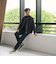 【WEB限定 WARDROBE SMART】スエードライク リブ ブルゾン