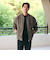 【WEB限定 WARDROBE SMART】スエードライク リブ ブルゾン