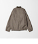 【WEB限定 WARDROBE SMART】スエードライク リブ ブルゾン