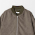 【WEB限定 WARDROBE SMART】スエードライク リブ ブルゾン