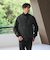 【WEB限定 WARDROBE SMART】グレーメルトン レザーライク スタジャン