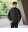 【WEB限定 WARDROBE SMART】グレーメルトン レザーライク スタジャン