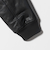 【WEB限定 WARDROBE SMART】グレーメルトン レザーライク スタジャン