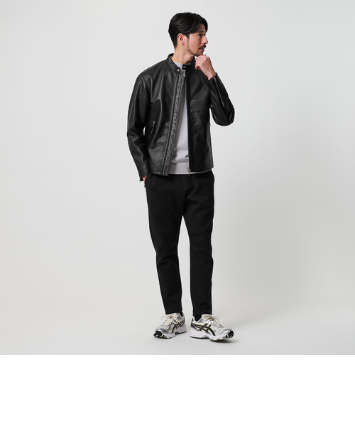 BY シープ シングルライダースジャケット WARDROBE SMART】 シープ シングル ライダースジャケット