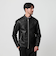 【WEB限定 WARDROBE SMART】 シープ シングル ライダースジャケット