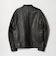 【WEB限定 WARDROBE SMART】 シープ シングル ライダースジャケット