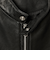 【WEB限定 WARDROBE SMART】 シープ シングル ライダースジャケット