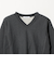 Vネックコンパクト スウェットプルオーバー