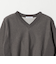 Vネックコンパクト スウェットプルオーバー