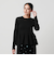 【WEB限定 Wardrobe DAILY MINIMAL】ペプラム2WAY リブニットプルオーバー ウォッシャブル