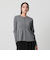 【WEB限定 Wardrobe DAILY MINIMAL】ペプラム2WAY リブニットプルオーバー ウォッシャブル