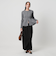 【WEB限定 Wardrobe DAILY MINIMAL】ペプラム2WAY リブニットプルオーバー ウォッシャブル