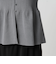 【WEB限定 Wardrobe DAILY MINIMAL】ペプラム2WAY リブニットプルオーバー ウォッシャブル