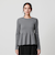 【WEB限定 Wardrobe DAILY MINIMAL】ペプラム2WAY リブニットプルオーバー ウォッシャブル