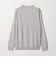【WEB限定 WARDROBE SMART】マシーンウォッシャブル ウールミックス ジャケット クルーネック