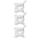 ＜heyep＞Silk Square Mini Scrunchie シュシュ/3P