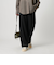 裏起毛バックゴム ストレートパンツ ウォッシャブル