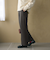 裏起毛バックゴム ストレートパンツ ウォッシャブル