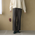裏起毛バックゴム ストレートパンツ ウォッシャブル