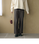 裏起毛バックゴム ストレートパンツ ウォッシャブル