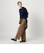 裏起毛バックゴム ストレートパンツ ウォッシャブル