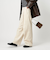 コーデュロイ ワイドストレートパンツ