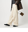 コーデュロイ ワイドストレートパンツ