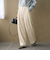 コーデュロイ ワイドストレートパンツ