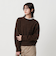 フォックスカシミヤブレンド クルーネックニットプルオーバー