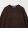フォックスカシミヤブレンド クルーネックニットプルオーバー